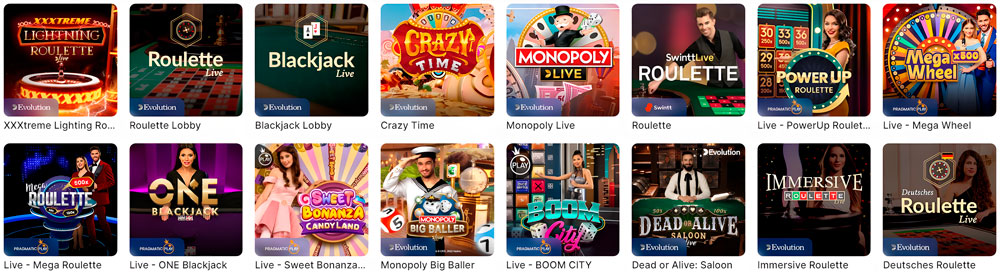 Live Casino Games